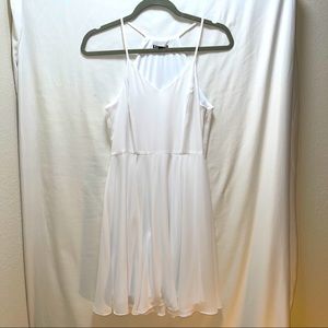 White flowy dress